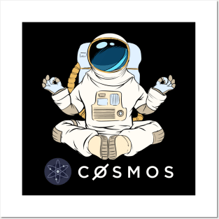 Cosmos  Crypto Cryptocurrency ATOM  coin token Posters and Art